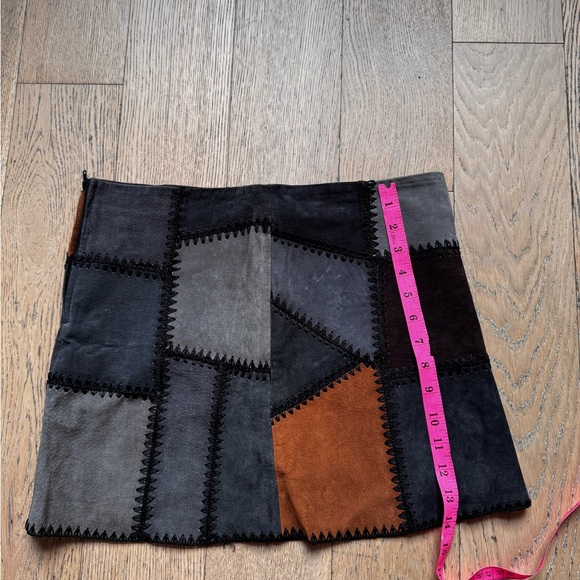 Zara Patchwork Mini Skirt - Multicolor - Picture 2 of 7